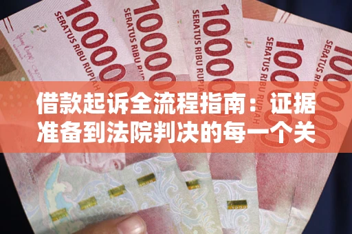 武汉借款起诉全流程指南：证据准备到法院判决的每一个关键步骤