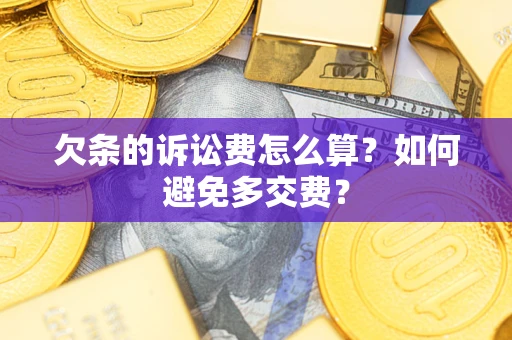 武汉欠条的诉讼费怎么算？如何避免多交费？