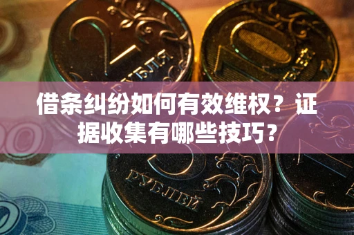 武汉借条纠纷如何有效维权？证据收集有哪些技巧？