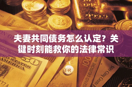 武汉夫妻共同债务怎么认定？关键时刻能救你的法律常识